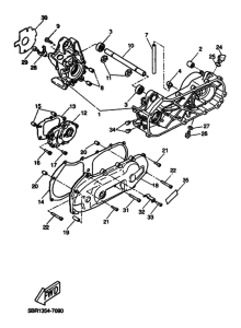 YQ50 Картер двигателя