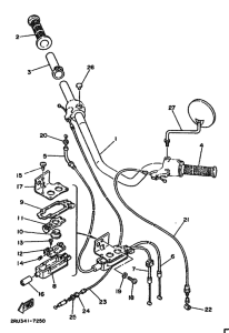 FS1 Рулевой рычаг и кабель