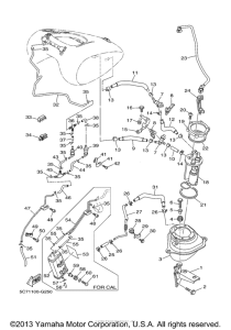 XV1900CU Топливный бак