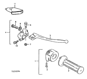 TS250 Right handle switch