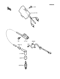 KMX125 Катушка зажигания