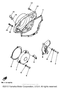 YZ490W Боковые крышки