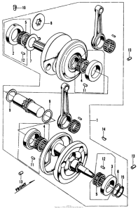 CL450 Коленвал