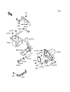 VN1500 Короб для АКБ