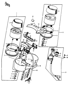 KH250 Meters / ignition switch