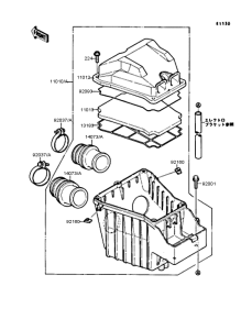 KR250 Воздушный фильтр