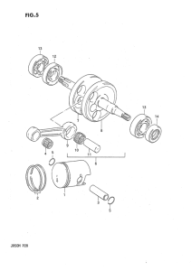 JR50 Вал коленчатый