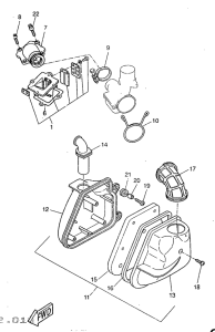 YQ50 Впускная система