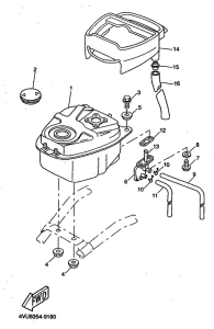 CW50 Топливный бак