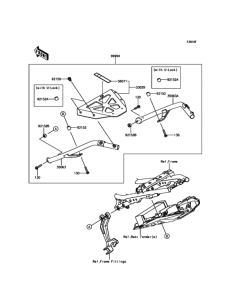 ER650 Accessory(Topcase Bracket)