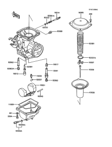 Z305 Карбюратор в разборе