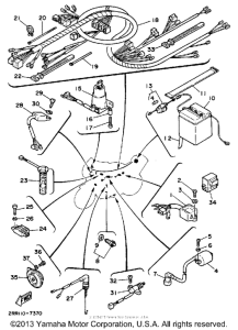 YSR50U Электрика