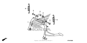 SH150I Подножка