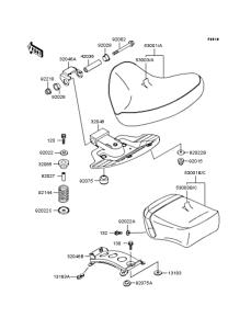 BJ250 Сиденье