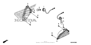 NT700V (ABS) Задний фонарь