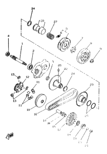 CW50RS Сцепление
