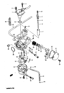 AH75 Carburetor assy