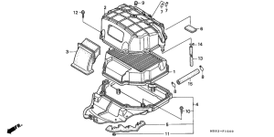 VFR400R Воздухоочиститель