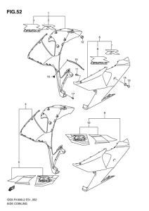 GSX-R1000 Side cowling