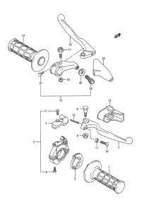 RM250 Рулевой переключатель