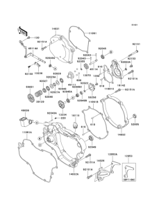 KX125 Engine cover(s)(1 / 2)