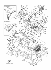 XT1200Z Cowling comp