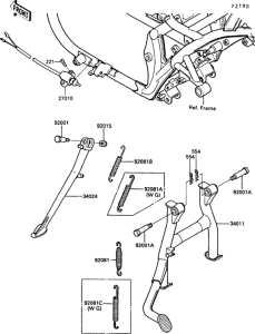 EN450 Подножка