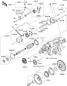 EX650 Starter motor(-er650ae046804)