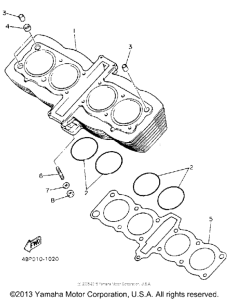 XJ600SEC Цилиндры