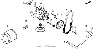 VT700C Масляный насос
