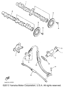 FZR600RBC Цепь механизма газораспределения