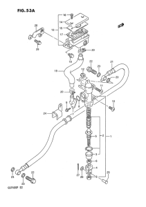 GSF400 Задний тормозной цилиндр