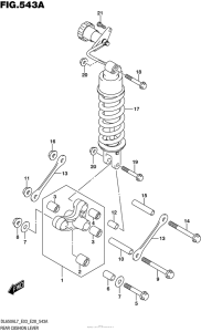 DL650X (ABS) Втулки заднего рычага