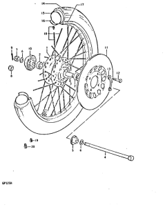 GP125 Transom + tube