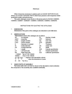 VZ800 Catalog preface