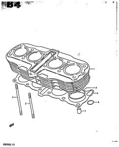 GS850 Цилиндр