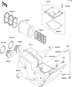 EL250 Воздушный фильтр