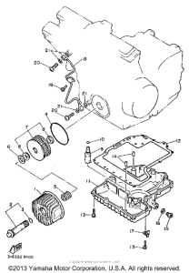 FZR600WC Маслянный фильтр