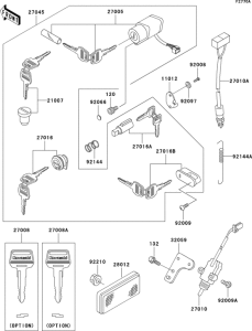 BN125 Ignition switch(a7 / a8)