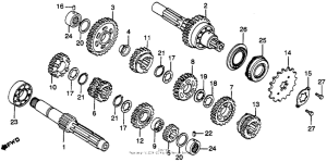 CB450S Трансмиссия
