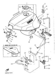 FZR10000 Rpservoir a carburant