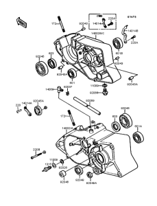 AR80-II Картер двигателя