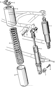 CL72 Задние амортизаторы