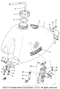 IT400F Топливный бак
