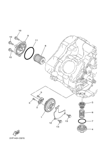 T135FI Масляный насос