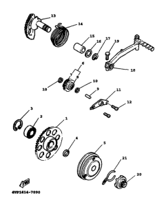 YW100T Стартер