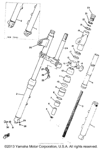 XS1B Передняя вилка