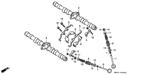  Распред вал / клапана