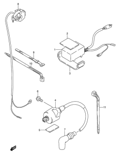 RM80 Cdi unit - ignition coil