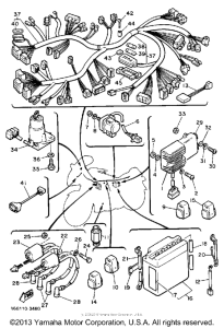 XJ650LJ Электрика